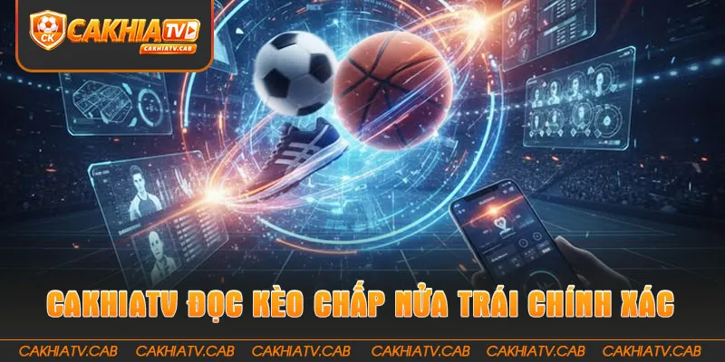 CakhiaTV giúp đọc Kèo Chấp Nửa Trái chính xác hơn 